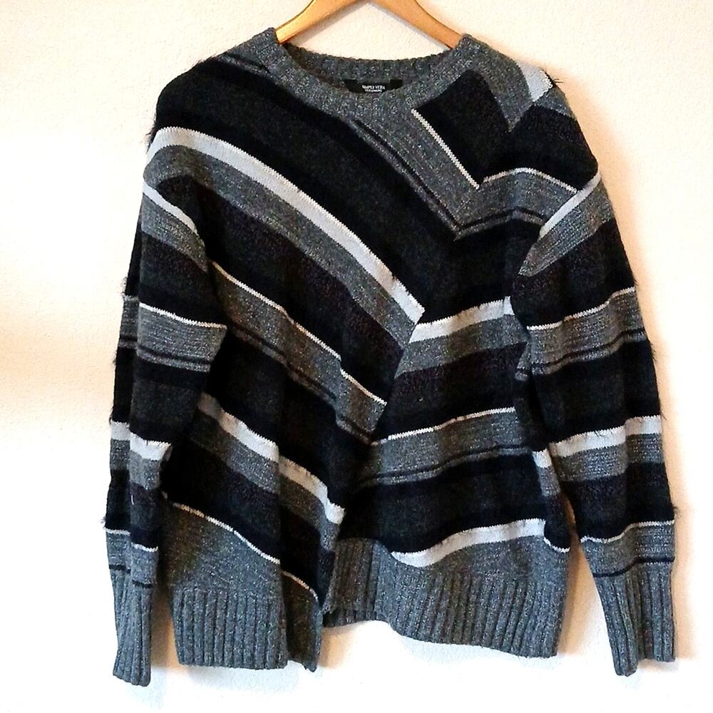 Simply Vera Vera Wang Variegated Stripe Pullover